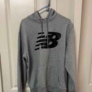 New Balance Charcoal Gray Hoodie for Men